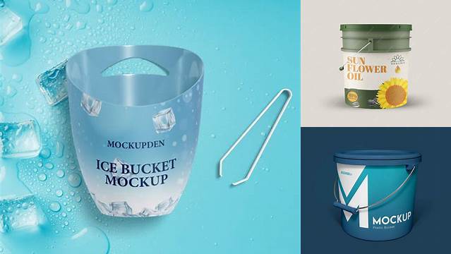 3250+ Plastic Bucket PSD Mockup Half Side View Free Mockup Templates