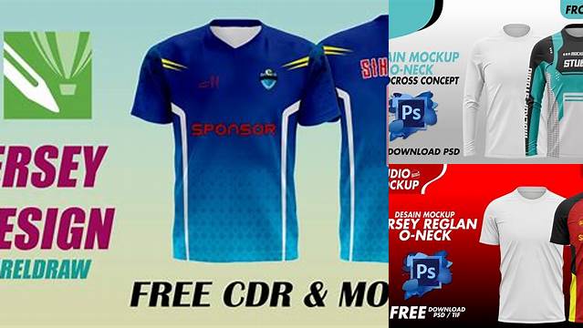 3253+ Free Template Jersey Cdr Include TIFF