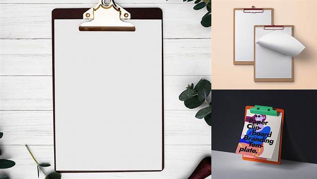 3267+ Plastic Clipboard PSD Mockup Free Creative Design