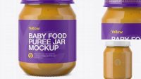 3269+ Baby Food Pumpkin Puree Jar PSD Mockup Download Free PSD