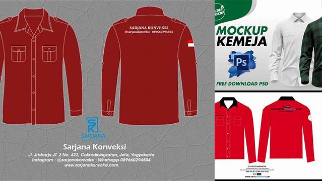 327+ Kemeja Mockup Free PSD File for Designers