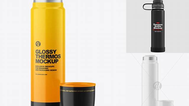 327+ Opened Glossy Thermos PSD Mockup Free Downloadable Graphic Resource