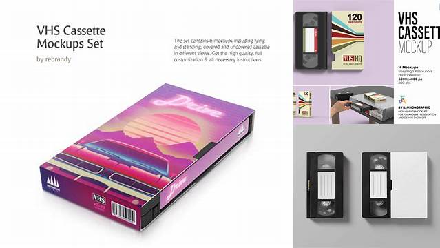 3277+ Vhs Box Mockup Include TIFF