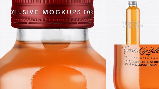 3278+ Glass Bottle 14oz PSD Mockup Exclusive Digital PSD Resource