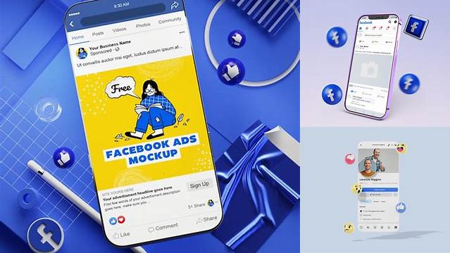 328+ Facebook Mobile Mockup PSD File Download