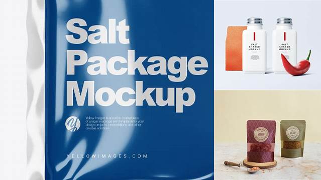 3280+ Salt Package PSD Mockup Top View Versatile PSD Mockup File