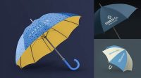 3281+ Open Double Umbrella PSD Mockup Half Side View Best Free Mockup PSD