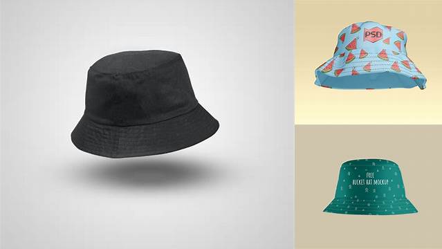 3288+ Bucket Hat Mockup PSD Free Download