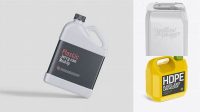 3288+ Plastic Jerry Can PSD Mockup Halfside View Free Downloadable Graphic Resource