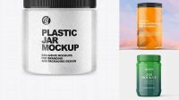 3288+ Transparent Plastic Jar Mockup PSD Free Download