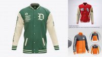 3289+ Baseball Jacket Mockup Psd Free Easy Editable