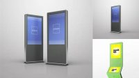 3290+ Kiosk Mockup High-Quality Editable PSD