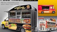 3294+ Food Truck Free Mockup Best for Showcase