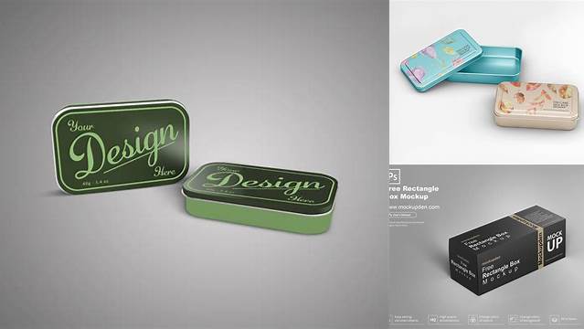 3298+ Rectangular Tin Box PSD Mockup Download Exclusive PSD Mockups