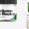 3308+ Cannabis Jar Mockup High-Resolution Graphic