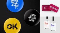 3316+ Badge Mockup Free Download Download Free