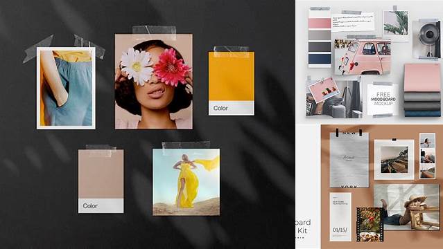 3316+ Free Mood Board Mockup Exclusive Free Photoshop Asset