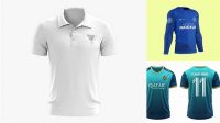 3325+ Cricket Jersey Mockup Free High-Resolution Editable PSD