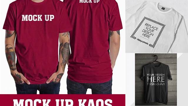 3330+ Mockup Label Kaos Editable Mockup PSD