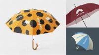 3337+ Matte Umbrella PSD Mockup Free Creative Design