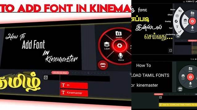 3338+ Tamil Fonts Ttf For Kinemaster Creative Design File