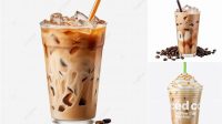 3339+ Iced Coffee Mockup Smart PNG Image