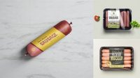 3345+ Frankfurter Sausages PSD Mockup Free Creative Design