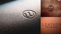 3346+ Leather Logo Mockup PSD Download