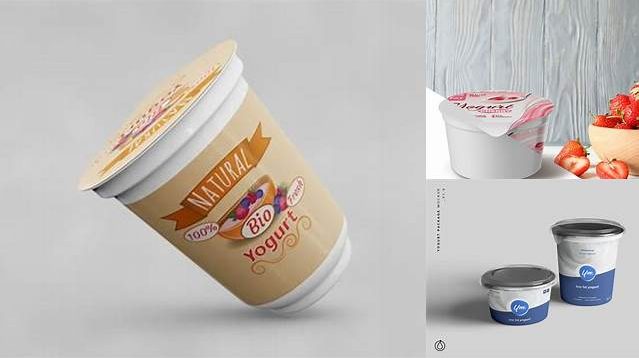 3348+ Yogurt 2-pack PSD Mockup Premium Free Graphic Resource