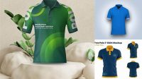 3352+ Free Mockup Polo Shirt Mockup PSD Free Download