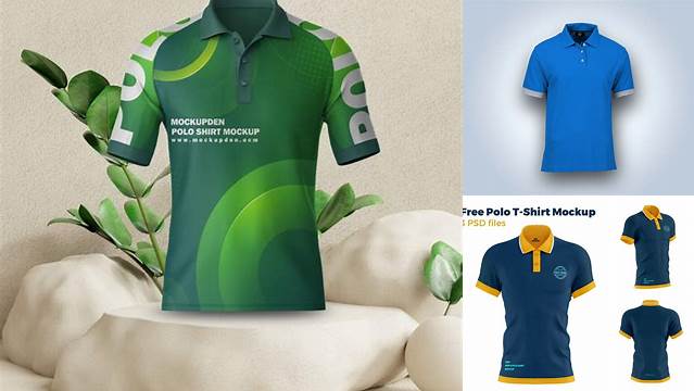 3352+ Free Mockup Polo Shirt Mockup PSD Free Download