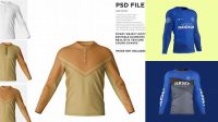 3353+ Long Sleeve Jersey Template Psd PSD for Creative Projects