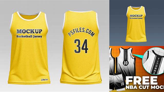 3355+ Basketball Jersey Psd Mockup Elegant and Stylish Free PSD