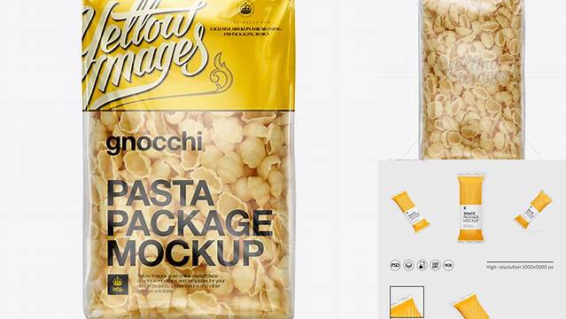 3355+ Gnocchi Package PSD Mockup Advanced Photoshop Design Free