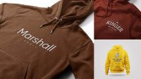 3357+ Embroidered Hoodie Mockup Free Design Resource