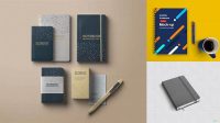 3362+ Notebook PSD Mockup Front View Download Professional PSD