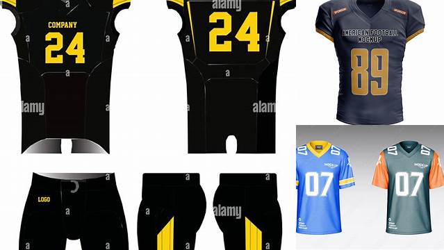 3364+ American Football Jersey Mockup Easy Editable