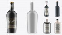 3367+ Ceramic Liqueur Bottle PSD Mockup Best for Showcase