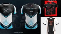 3368+ Mock Up Jersey Esport Easy Editable