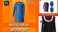 3368+ Muslimah Tshirt Mockup Best Free Mockup PSD