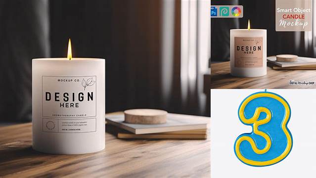 337+ Number 3 Candle PSD Mockup Fully Editable Photoshop PSD Free Download