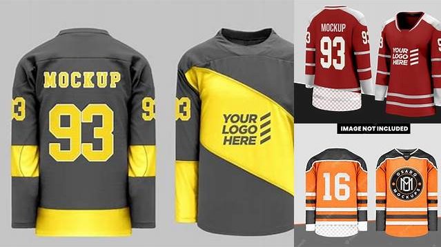 338+ Free Hockey Jersey Mockup Professional Design PSD