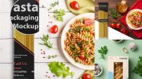 338+ Mockup Pasta Free Digital Download