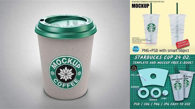 3380+ Starbucks Cold Cup Mockup Free Premium Quality PSD Freebie