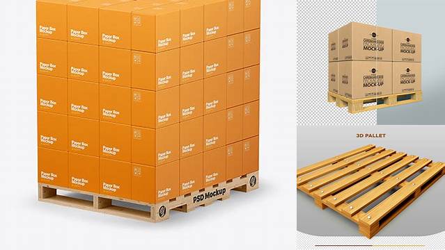 3386+ Pallet Mockup Free Include TIFF