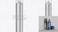 3390+ Aluminum Spray With Clear Cap PSD Mockup Customizable Photoshop Template