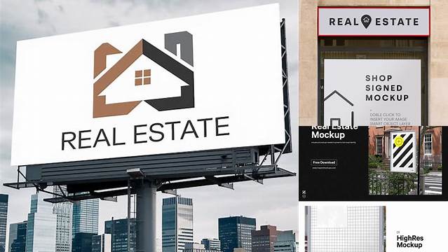 3392+ Real Estate Mockup Easy to Use PSD