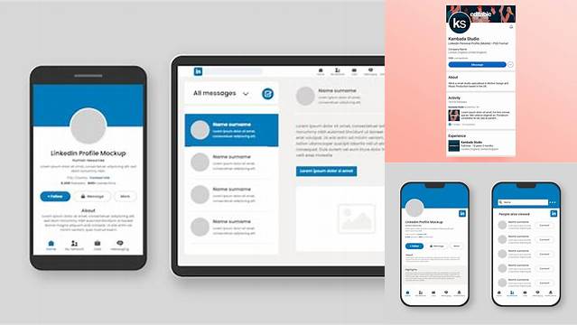 3394+ Linkedin Mobile Mockup Psd Easy Editable