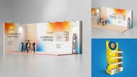 3394+ Stand PSD Mockup Half Side View Free PSD Mockup Resource