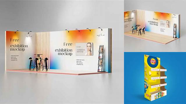 3394+ Stand PSD Mockup Half Side View Free PSD Mockup Resource